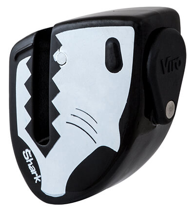 Замок VIRO MOTO SHARK BLACK/WHITE 2 KEY